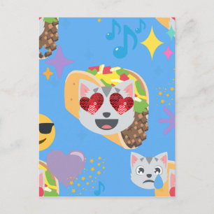 Takakatze Emoji Postkarte