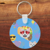 Takakatze Emoji Schlüsselanhänger (Vorderseite)