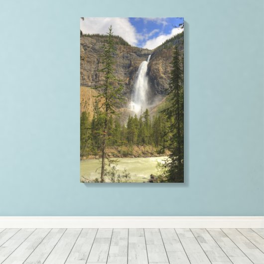 Takakkaw Falls Leinwanddruck (Insitu (Holzboden))