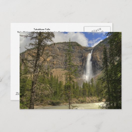 Takakkaw Falls Postkarte (Vorne/Hinten)