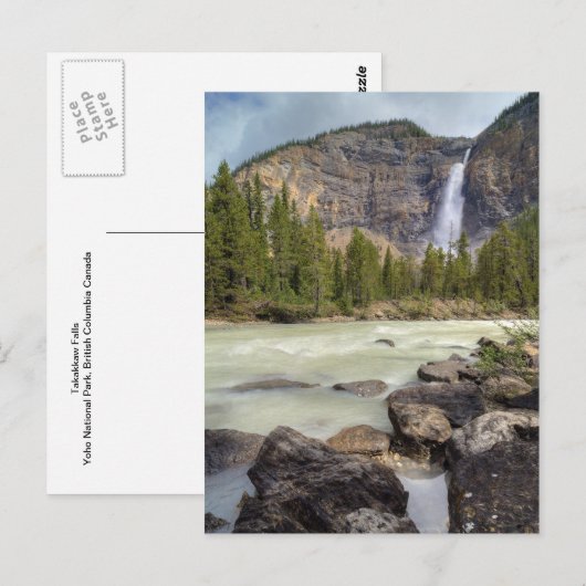 Takakkaw Falls Postkarte (Vorne/Hinten)