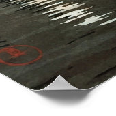 Takanawa Sengakuji Temple von Tsuchiya Koitsu Poster (Ecke)