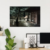 Takanawa Sengakuji Temple von Tsuchiya Koitsu Poster (Heimbüro)