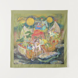 Takarabune: The Treasure Ship of Good Fortune  Wandteppich