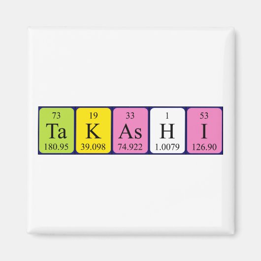 Takashi Periodenmagnet Magnet (Vorne)