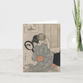 Takashima Ohisa Malerei-Utamaro Blank-Notenkarte Karte