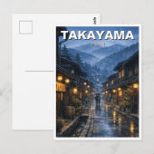 Takayama Japan Reise Postkarte (Vorne/Hinten)