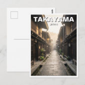 Takayama Japan Travel Postkarte (Vorne/Hinten)