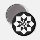 Takayanagi pinwheel magnet (Vorderseite/Rückseite)