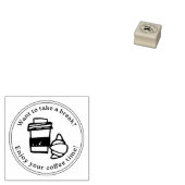 Take a Break Stamp – Coffee Gift Gummistempel (Stempel)