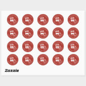 Take a Break Sticker – Coffee Gift Label (Blatt)