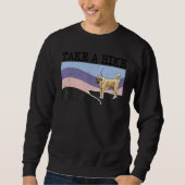 Take A Hike Anatolian Shepherd Dog  Graphic Hiking Sweatshirt (Vorderseite)