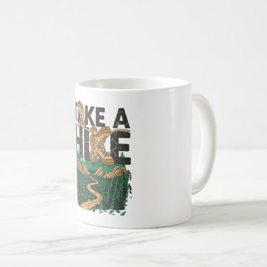 Take a Hike Kaffeetasse (VorderseiteRechts)