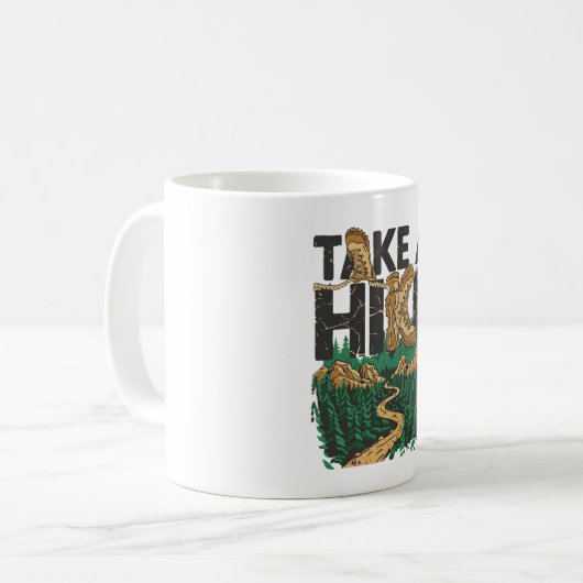 Take a Hike Kaffeetasse (Vorderseite Links)