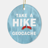 Take A Hike Keramik Ornament (Links)
