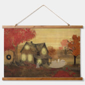 Take A Leap Wandteppich Mit Holzrahmen (Vorne)