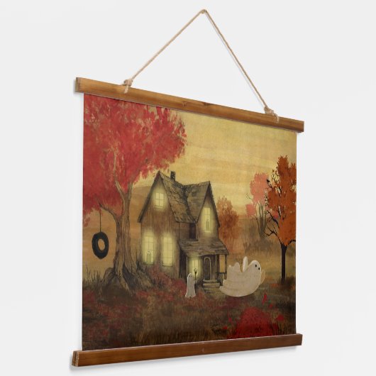 Take A Leap Wandteppich Mit Holzrahmen (Gewinkelt)