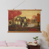 Take A Leap Wandteppich Mit Holzrahmen (Schlafzimmer)