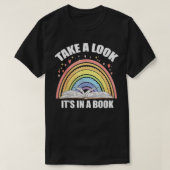 Take A Look Its In A Book Tshirt Book Reading Cute (Design vorne)