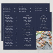 Take-Away | Navy Blue Restaurant Foto Takaway Menu (Vorne/Hinten)
