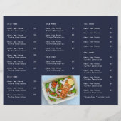 Take-Away | Navy Blue Restaurant Foto Takaway Menu (Rückseite)
