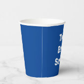 Take Back Sanity Pappbecher (Rechts)