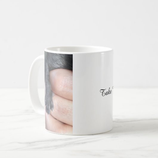 Take Care Of Me, Kitten Coffee Mug Kaffeetasse (Vorderseite Links)