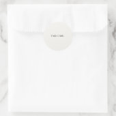 Take Care Rundsticker – Everyday Support Serie Runder Aufkleber (Tasche)