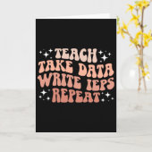 Take Data Write Ieps Sped Teacher Special Educatio Karte (Gelbe Blume)