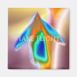 "Take Flight" Blumenmagazin Magnet