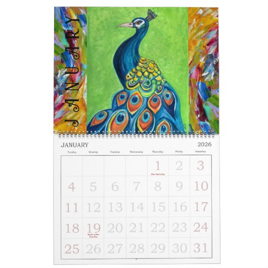Take Flight Two Page Calendar (12-month) Kalender (Jan 2026)