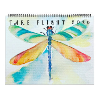 Take Flight Zweiseiten-Kalender (12-Monate) Kalender