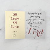 Take Heart 30th anniversary  card Karte (Innenseite)