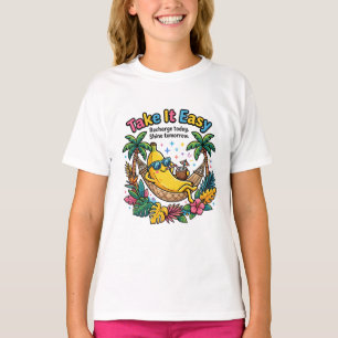 Take It Easy – Chillige Bananen-Vibes T-Shirt
