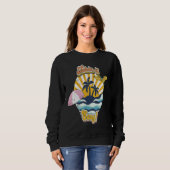 Take It Easy Retro 60s and 70s laid back beach vib Sweatshirt (Vorne ganz)