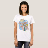 Take It Easy – Retro psychedelischer Pilz T-Shirt (Vorne ganz)