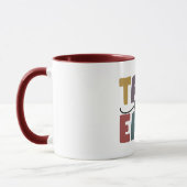 Take It Easy Zitat Tasse (Links)