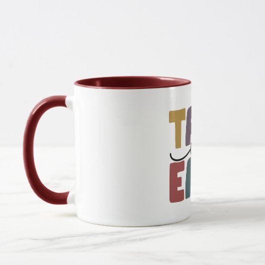 Take It Easy Zitat Tasse (Links)