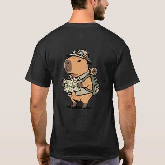 Take It Slow Capybara Tee – Customizable (Rückseite)