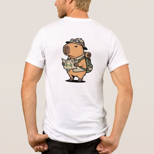 Take It Slow Capybara Tee – Customizable (Rückseite)