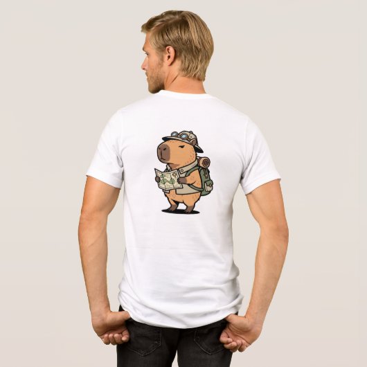 Take It Slow Capybara Tee – Customizable (Rückseite voll)