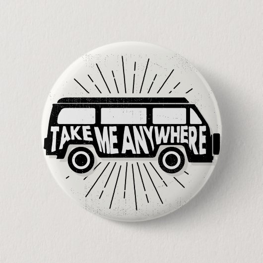 Take Me Anywhere Adventure Quote Vector Button (Vorderseite)