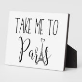 Take Me to Paris Fotoplatte (Seite)