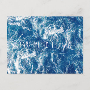 Take me to the sea postkarte