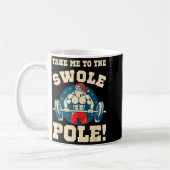 Take Me To The Swole Le! Muscle Santa Christmas Wo Kaffeetasse (Links)