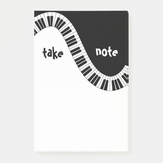 "Take Note" Musical Post-It Notes Klebezettel (Vorderseite)