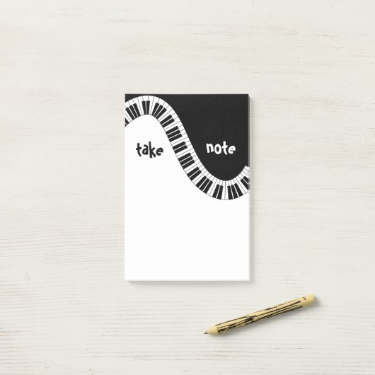 "Take Note" Musical Post-It Notes Post-it Klebezettel (Auf Schreibtisch)