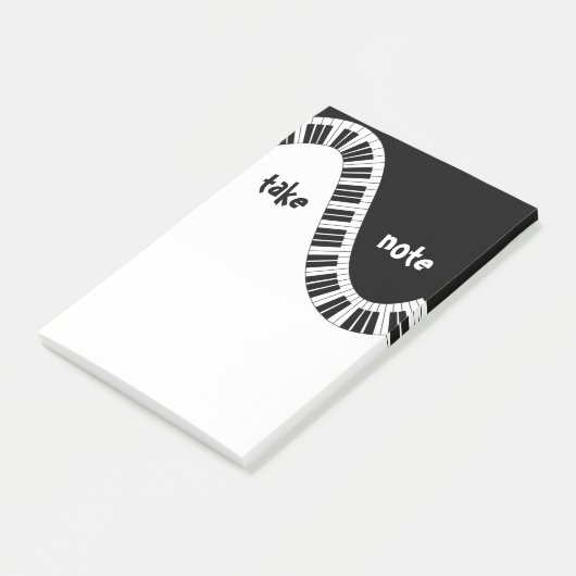"Take Note" Musical Post-It Notes Post-it Klebezettel (angewinkelt)