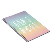 "Take Note" Pastel Rainbow Notizblock (Rechte Seite)