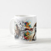 Take On Me Comic World Reaches Into Life Tasse (Vorderseite Links)